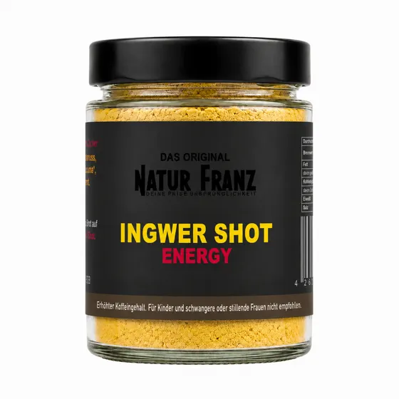 Klaus's product photo of the Ingwer Shot Energy jar